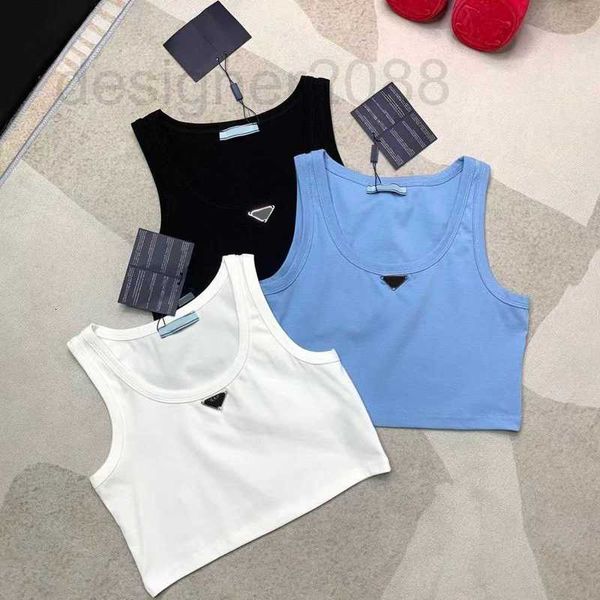 Damen Tanks Camis Designer Marke Frauen Sommer Leibchen Reine Baumwolle Top Mode Vielseitiges Temperament Hohe Qualität Neue Stil Damenbekleidung QGA6