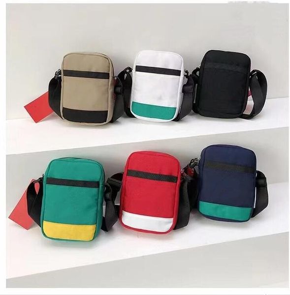 Bolsas de ombro de crossbody Men Women Canvas Sling Pack Fashion Fashion Capacidade Bolsas de bolsas de alta qualidade