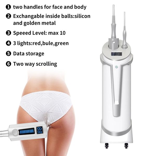 Home Beauty Instrument Vertikaler Typ Lymphdrainage Cellulite-Reduktion Beauty Roller Schlankheitsmaschine Massage / Inner Ball Roller Machine