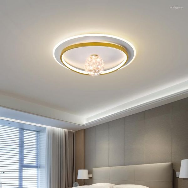 Deckenleuchten LED-Licht rund für Wohnzimmer Schlafzimmer Innenbeleuchtung Dekor Kronleuchter Lampe dimmbar Home Decorative Sky Star