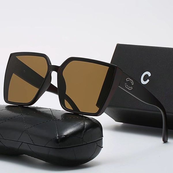 Chanele Sunglasses Channels Sunglasses For Men Channel Glasses Fashion Eyewear Diamond Square Sunshade Crystal Shape Glasses 525