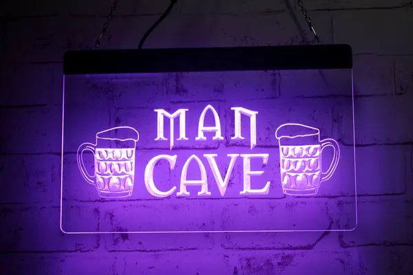 LD3787 LUZES DE LED LUZES SIGN BEEBRA DRING MAN CAVE 3D ARGAVE