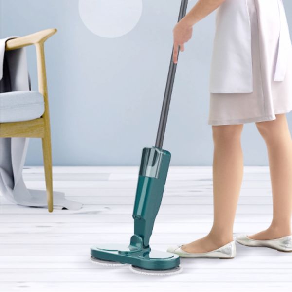 Mops Handheld Wireless Rotary Mop elettrico per la pulizia del pavimento Elettrodomestico a pagamentoMop per pavimenti con spruzzatore per la pulizia 230327