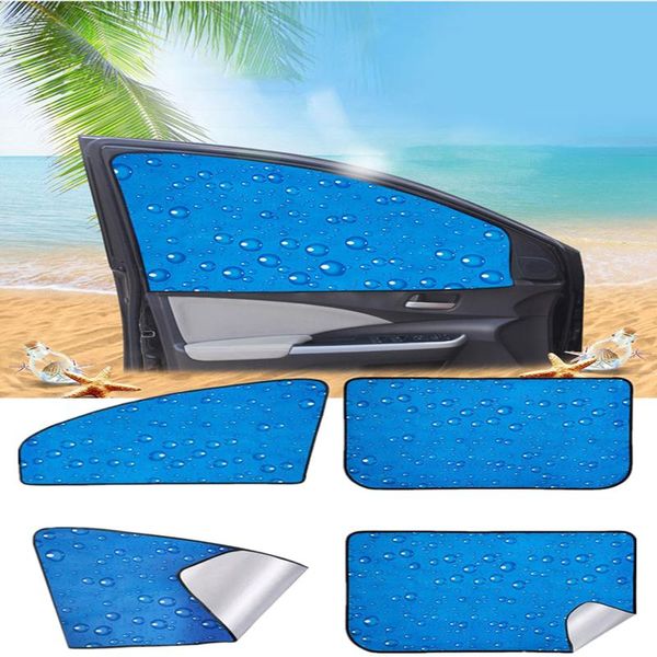 Parasole per auto 80 50 cm Magnetico UV Parasole Protezione Tenda Finestra Laterale Goccia d'acqua Visiera Pellicola estiva