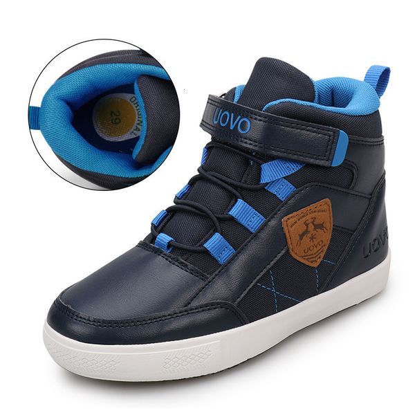 Primi camminatori UOVO Arrivo Classico Inverno Scarpe da passeggio per bambini Calda fodera in peluche Moda Calzature per bambini Scarpe da ginnastica piatte per ragazzi Taglia 2839 230327