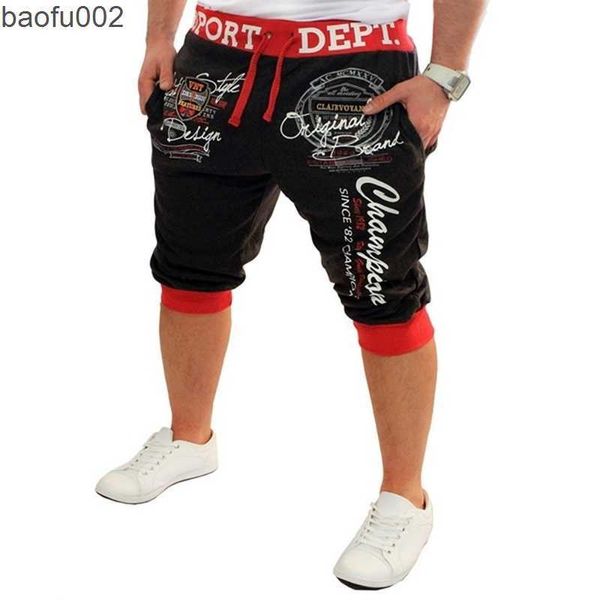 Мужские шорты Zogaa Summer Men Casual Shorts Boys Lovers Trik Lidge Printed Sweat Antants мужчина без тренировки.