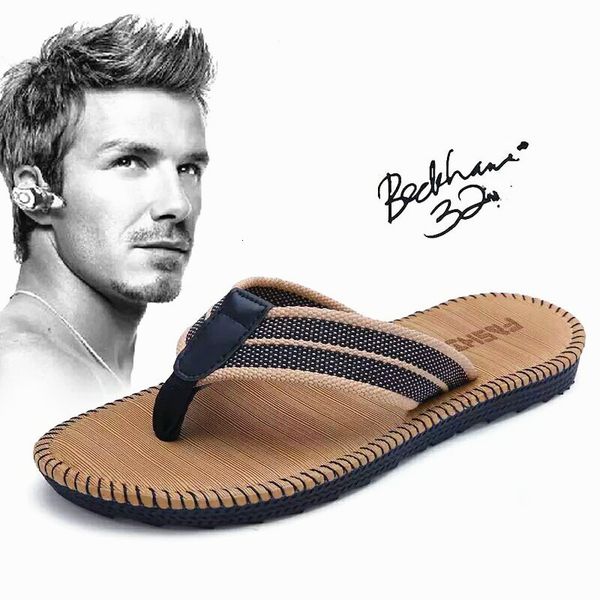 Slippers Summer casal moda moda tendência lazer chinelos home homens não -lip praia costurando clipe de aluno legal fora dos slides 230327