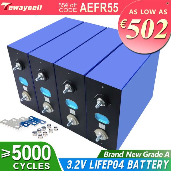 NUOVA batteria Lifepo4 310Ah 280Ah 240Ah 200Ah 12V Grado A Batteria ricaricabile per auto elettrica Energia solare EU US Tax Free