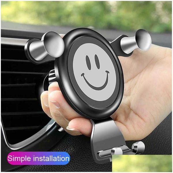 Holder de carro DVR Phone Motive Disposition Air Outlet Bracket Navigator R054 Drop Deliver