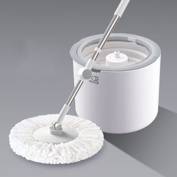 Mop Cleaner Panno Mop Head Refill Set Design Cestino in plastica Secchio per mop in microfibra No lavaggio a mano Limpieza Hogar Strumenti di pulizia ZZ50TB 230327