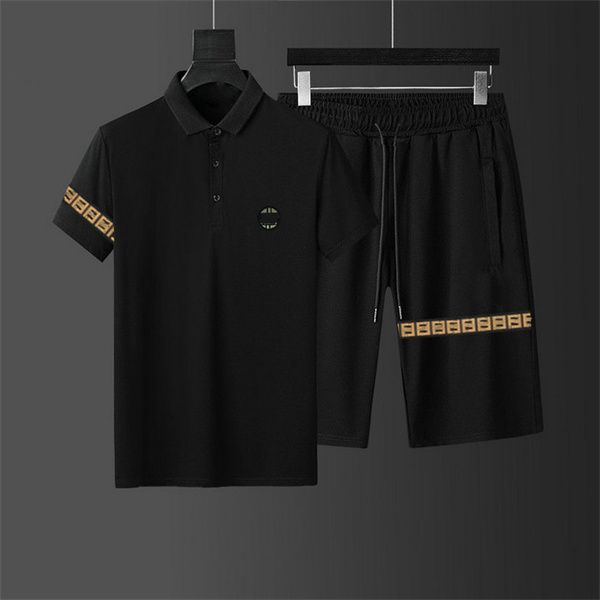 T-Shirt 2023Short Hülsen-T-Shirt Männer Polo-Hals-Baumwollsommer-Art- und Weisemarken-Kleidungs-Männer Hemd-Art- und Weisekragen-halbes Hülsen-T-Shirt f8