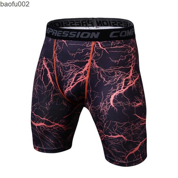 Herren Shorts Neueste Fitness Shorts Herren Strumpfhosen Kompressionsshorts Bermuda Camouflage Kurz Fitness Herren Cossfit Bodybuilding Strumpfhosen Camo Short W0327