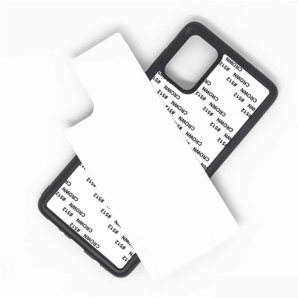 Сублимация Blanks Blank 2D Soft Rubber Phone Case для S23 S22 TRA Note 20 S20 S21 FE S10 Plus S10E Case DHBHJ