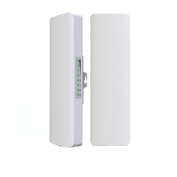 5G Router 2pcs Long Range Wireless Bridge Router 300Mbps 5G/2.4G Outdoor CPE Wireless POE Adapter für Aufzugsüberwachungskamera