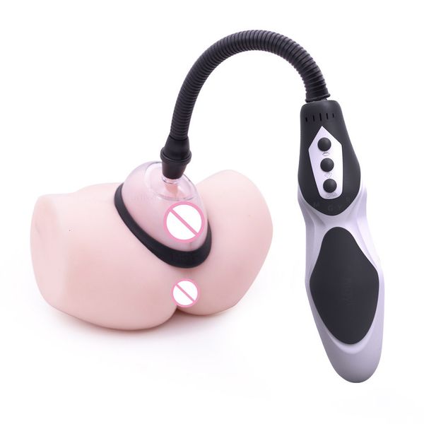 Vibratori 110mm Pompa elettrica per fica Vagina Clitoride Sucker Seno Messager per donne Vibratore clitoride Capezzolo remoto Ingrandisci Coperchio pompa a vuoto 230327