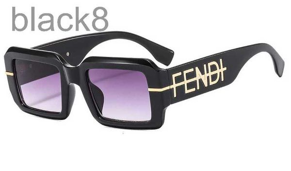 Óculos de sol Designer Metal Leg Decorative Sunglasses FD Frame Small Frame Men e Women's Versatile Glasses WK9D