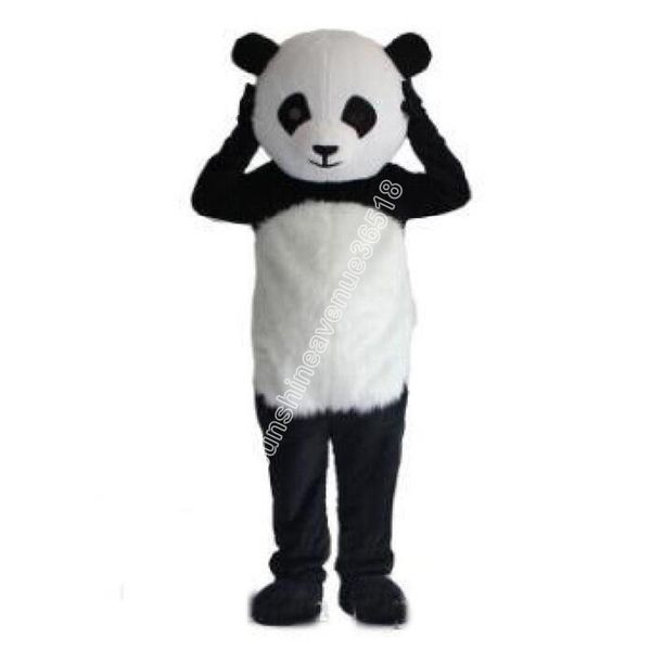 Nuovo costume della mascotte del panda gigante Top Cartoon Anime personaggio a tema Carnevale unisex per adulti Taglia Natale Compleanno Party Outdoor Outfit Suit