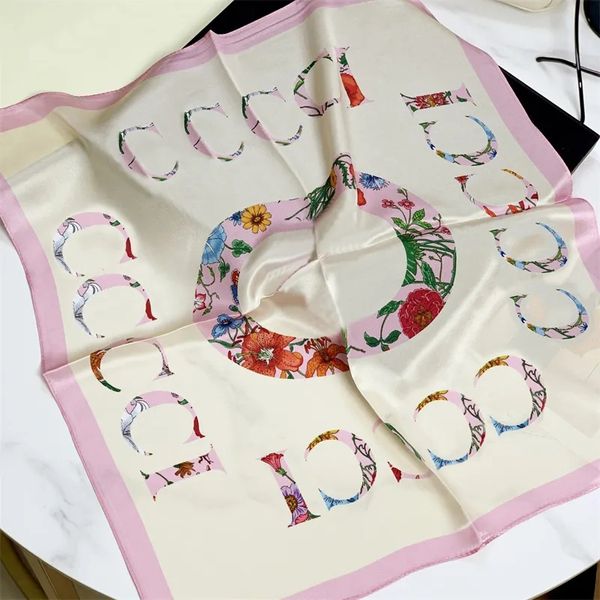 Donne Scarf Scarf Designer Flower Letter Stampa Pesta Pesta Fashi