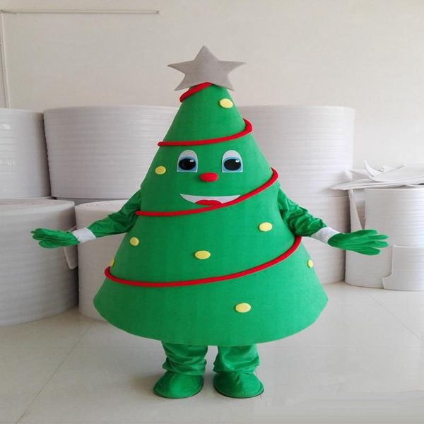 Взрослая рождественская елка талисмана настраивает мультипликационную аниме тема персонажа персонаж взрослый размер рождественский день рождения костюмы