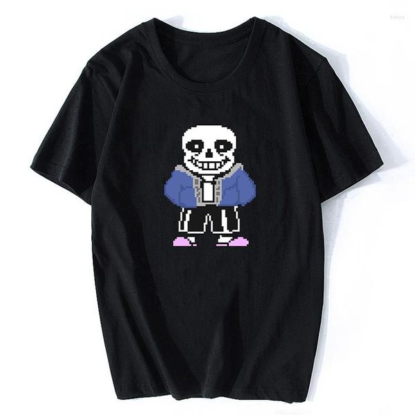 Männer T Shirts Spiel Undertale Schädel Brother Sans Gedruckt Kurzarm Tees Oansatz 2023 T-shirt Männer/Männlichen Sommer tops