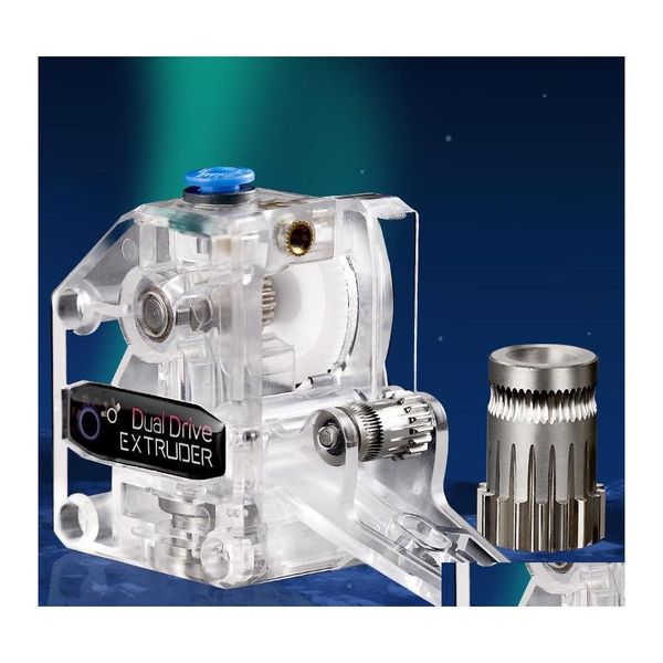 Части инструмента DDE клонированный Btech Dual Drive Bowden Direct Extruder для 3D -принтера MK8 V6 Ender 3 CR10 1 75 мм TPU TPE TPE Гибкий нить 22 DHG9A