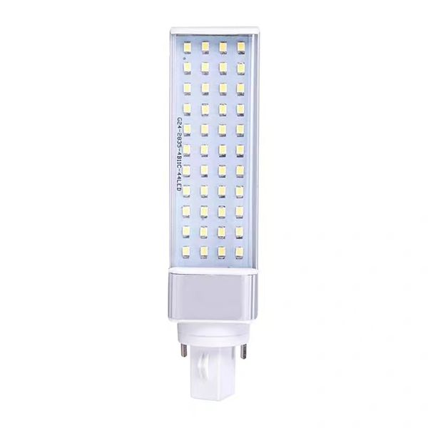 E27 G24 ha condotto la luce 7W 9W 11W 13W 15W 110V 220V 240V Lampada a spina orizzontale SMD2835 Bombillas LED PL Lampadina a mais Illuminazione spot