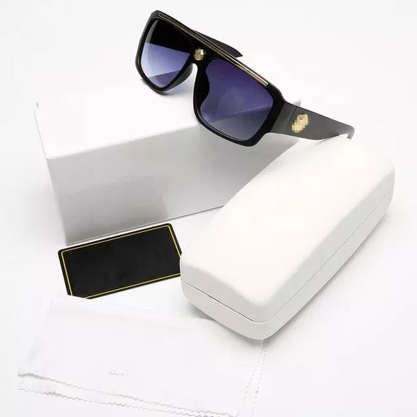 Lüks Güneş Gözlüğü Güneş Gözlüğü Erkek Kadın Unisex Tasarımcı Goggle Beach Güneş Gözlükleri Retro Kalkan Çerçevesi Lüks Tasarım UV400 Top Quali220b