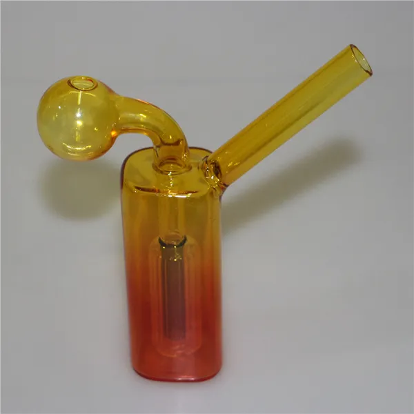 Neueste Pyrex Dickglas Bubbler Wasserpfeife Dab Rig Mini Wasserpfeifen Filter Ölbrenner Bong Rohre Tragbare Trockenkräuter Tabak Preroll Rolling