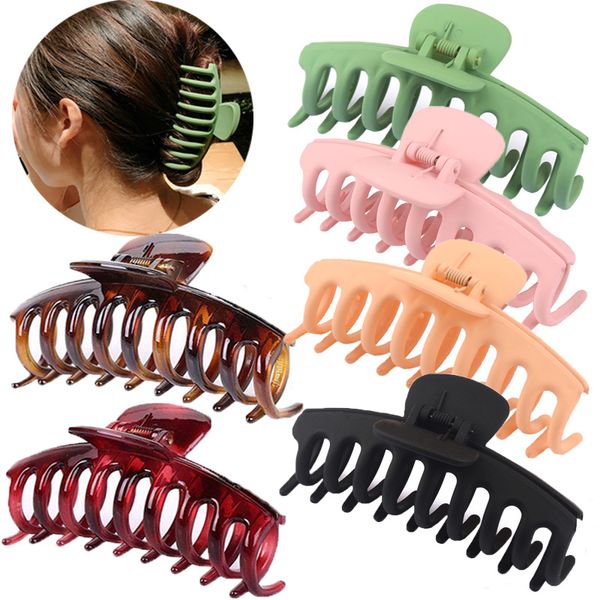 hot salling 11 cm grande artiglio per capelli clip posteriore testa clip di capelli squalo clip bagno accessori per capelli copricapo all'ingrosso