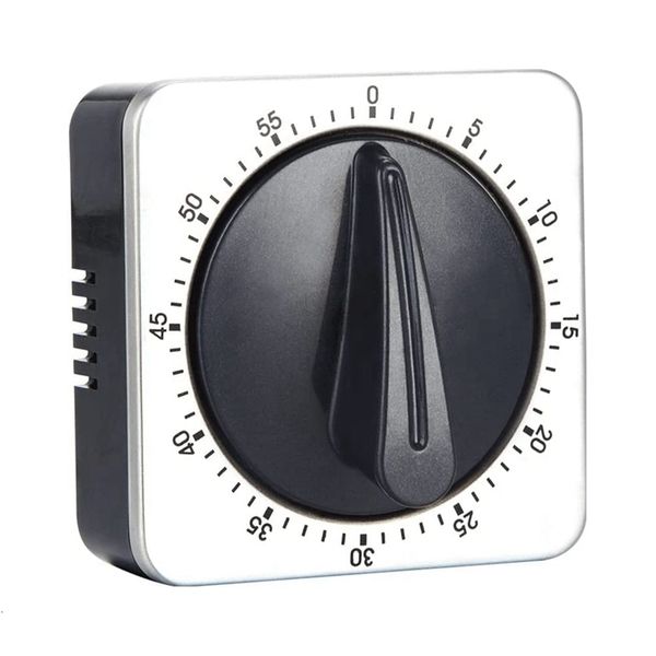 Küchentimer Magnetischer Küchentimer Adsorbierbarer mechanischer Eiertimer aus Edelstahl zum Kochen Backen 230328