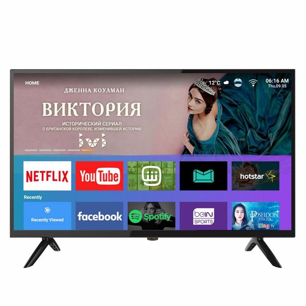 32-100-дюймовый Android T2S2 TV 85-дюймовый 4K Ultra HD Smart TV 65-дюймовый телевизор LCD LCD Open Hole Led TV Панель