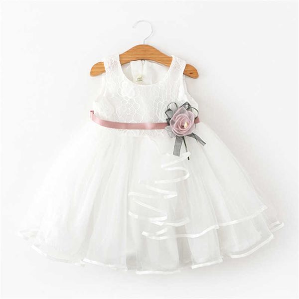 Mädchen Kleider Blume Neugeborenen Baby Kleid Neue Sommer Nette Baby Mädchen Kleidung Tüll Spitze Infant XMAS Party Kleidung Jahr geburtstag Kleid