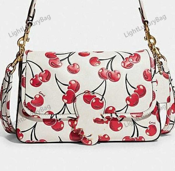 Tasarımcı Crossbody çanta beyaz kiraz moda çapraz vücut cüzdanları kadın omuz çantası klasik lüks el çantaları 230327