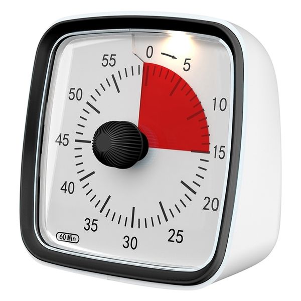 Timer da cucina 1 pezzo timer da 60 minuti timer in classe per bambini e adulti strumento di gestione del tempo per insegnare nero 230328