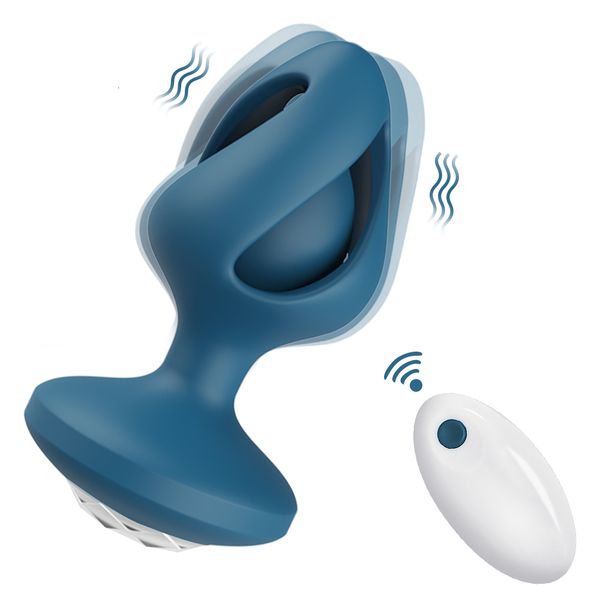 Plug anale femminile con vibratore anale per donne, massaggiatore prostatico, telecomando senza fili, giocattoli sessuali per adulti_voghion.com