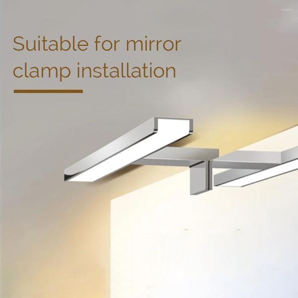 Lâmpadas de parede Mirror Light Lights Armário de banheiro Lâmpada de maquiagem Vanidade IP44 6W 8W 6000K Neutro Branco 280mm 580mm