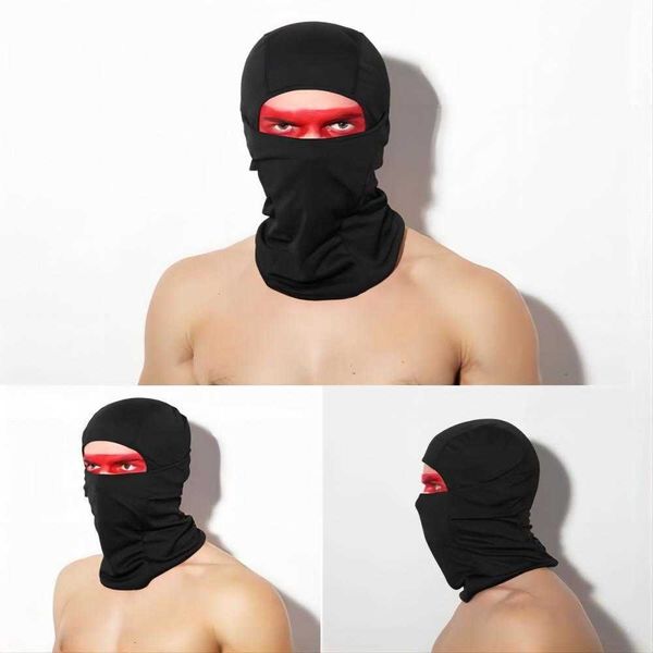 Capacete de máscara de chapéu de rosto Ninja de Natal outono inverno capa de gorro de poliéster balaclava máscara de esqui motocicleta capacete skiboard