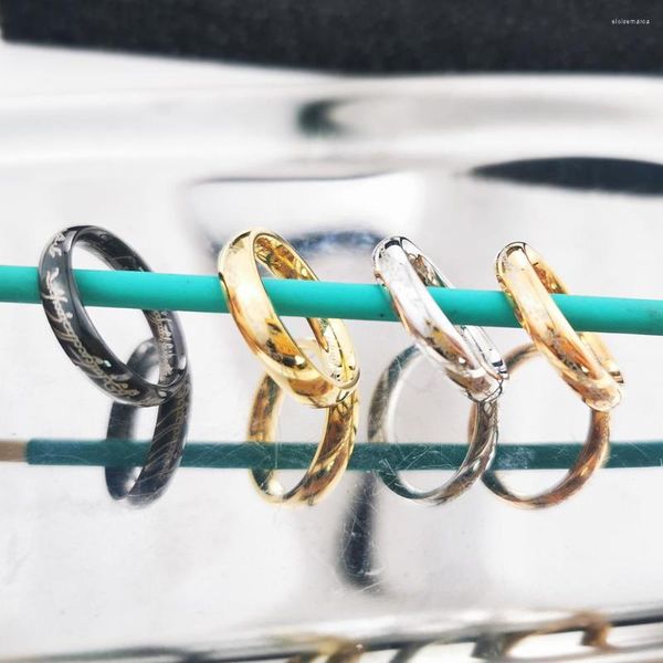 Кластерные кольца корейский кольцо тонкий круг символ женской моды простая личность тенденция женщин