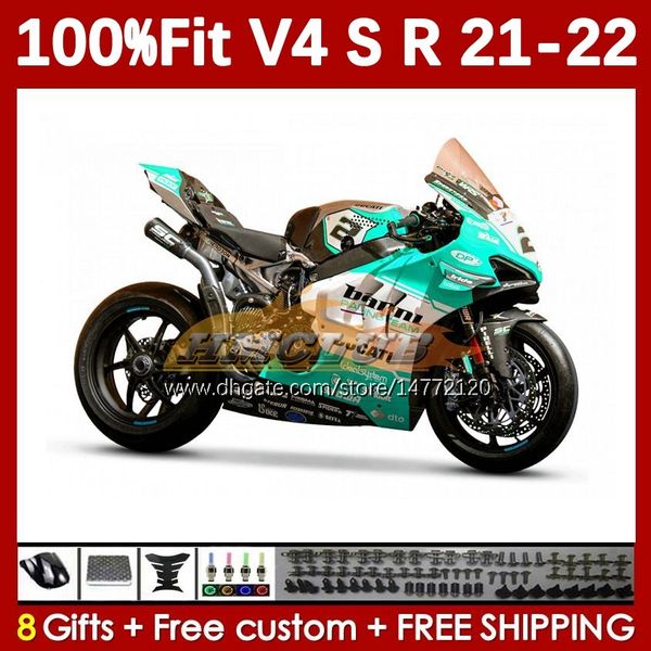 Carrozzeria moto per DUCATI Street Fighter Panigale V4S V4R V 4 V4 S R 21 22 2021 2022 Corpo 167No.97 V-4S V4-R V-4R V4-S 2018-2022 Carenature per stampaggio ad iniezione cayn bianco