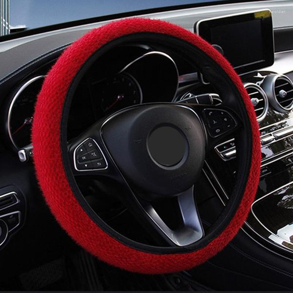 Coprivolante Parti di copertura interne Inverno 1 pezzo 38 cm Accessori Auto Traspirante Auto Peluche