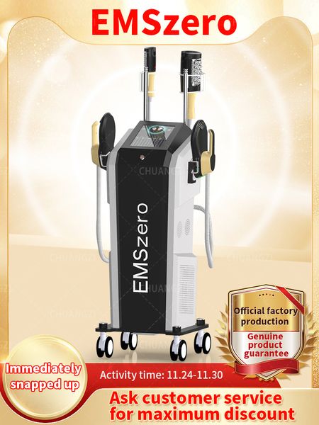 Neue EMSZERO 2 in 1 Roller Massage Therapy 60K Compressive Micro Vibration Vacuum 5D Body Slimming Machine