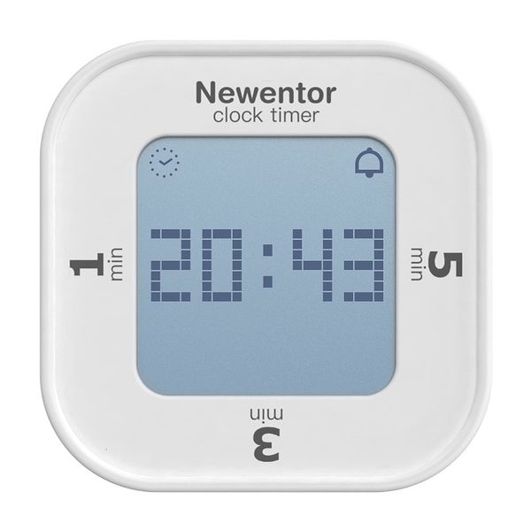 Timeradores de cozinha entor Smart Timer 1/3/5 minutos contagem regressiva automática para os temporizadores da cozinha de estudo Manual de contagem regressiva eletrônica Digital Timer 230328