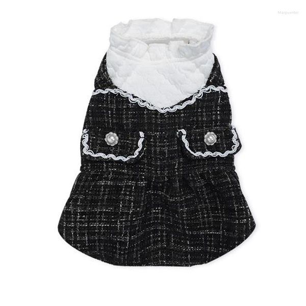 Costumi per gatti Abito Muppet Bambino Tinta unita Carino Semplice Moda Capelli - Polsini in pizzo a prova Abbigliamento a due gambe Articoli per animali domestici JJ