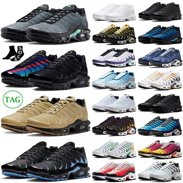 tn plus кроссовки для мужчин и женщин tns Tiffany Blue Unity Berlin Triple Black Gold Bullet Midnight navy Brazil Hype Blue мужские кроссовки спортивные кроссовки на открытом воздухе T1