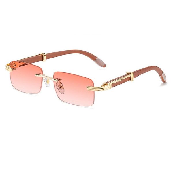 Новые безграничные каджиа деревянные пружины мужские и женские солнцезащитные очки с твердым деревом темные очки квадратные рамы роскошные подарок