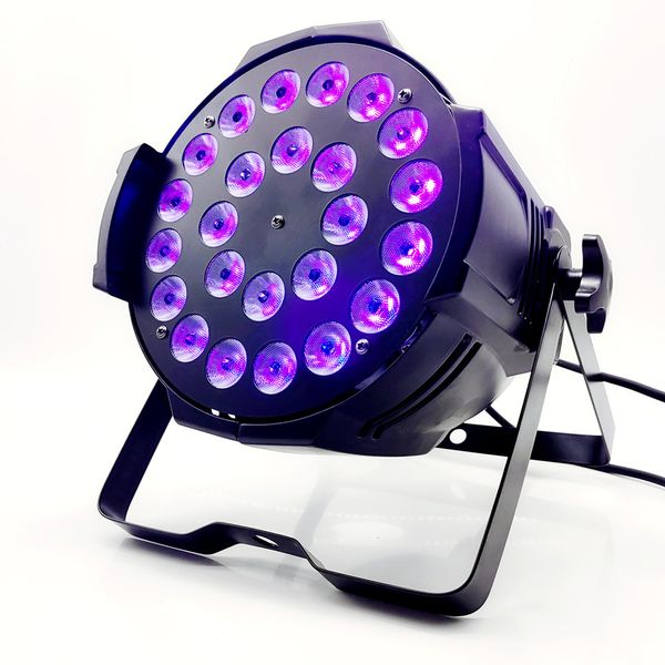 4 Stück 24 x 18 W LED-Par-Lichter, RGBWA-UV-6-in-1-LED-Par-Licht