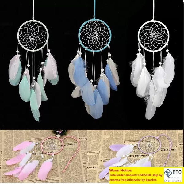 Pavão Pavão Dreamcatcher Creative Wind Chime Pingente Parede pendurada Fashion Dream Catcher Decor Decor Presente