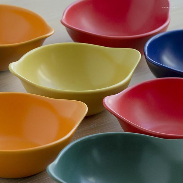 Schüsseln, farbige, hitzebeständige Keramikschüssel, erhältlich für binaurales Backen, Salat, Direktfeuerofen, Mikrowelle