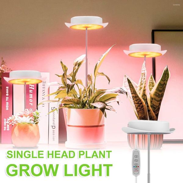 Luzes de cultivo Luz LED para plantas internas 52 Planta com 3 timer e 10 níveis diminuídos de altura Espectro completo ajustável