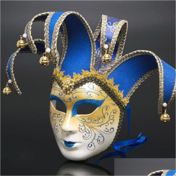 Máscaras de festa Venice Mask Halloween Ball Carnival Decoration GC223 Drop Delivery 202 DHC9i